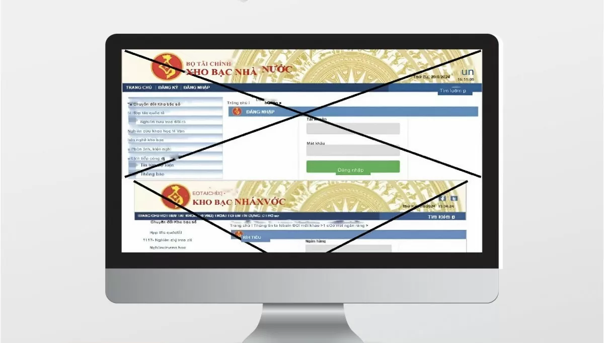 Xuất hiện giả mạo website Kho bạc Nhà nước để lừa đảo, cơ quan chức năng nói gì?