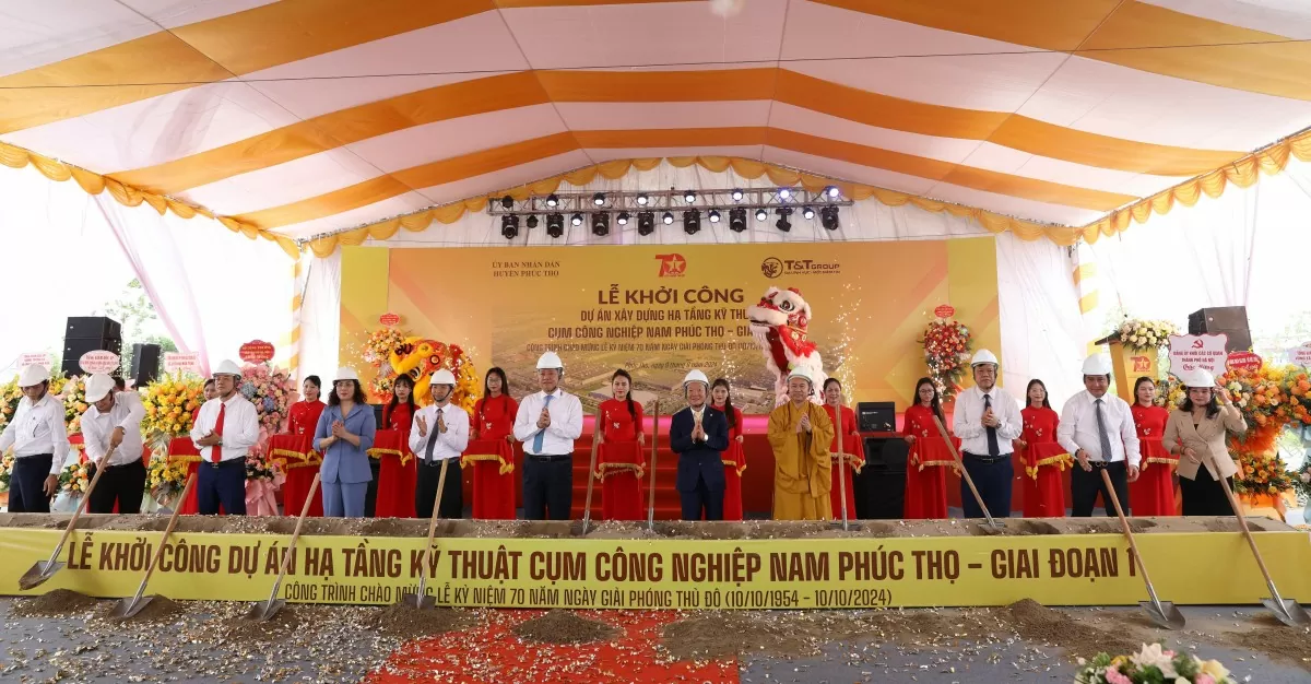 T&T Group khởi công Cụm công nghiệp lớn nhất Hà Nội