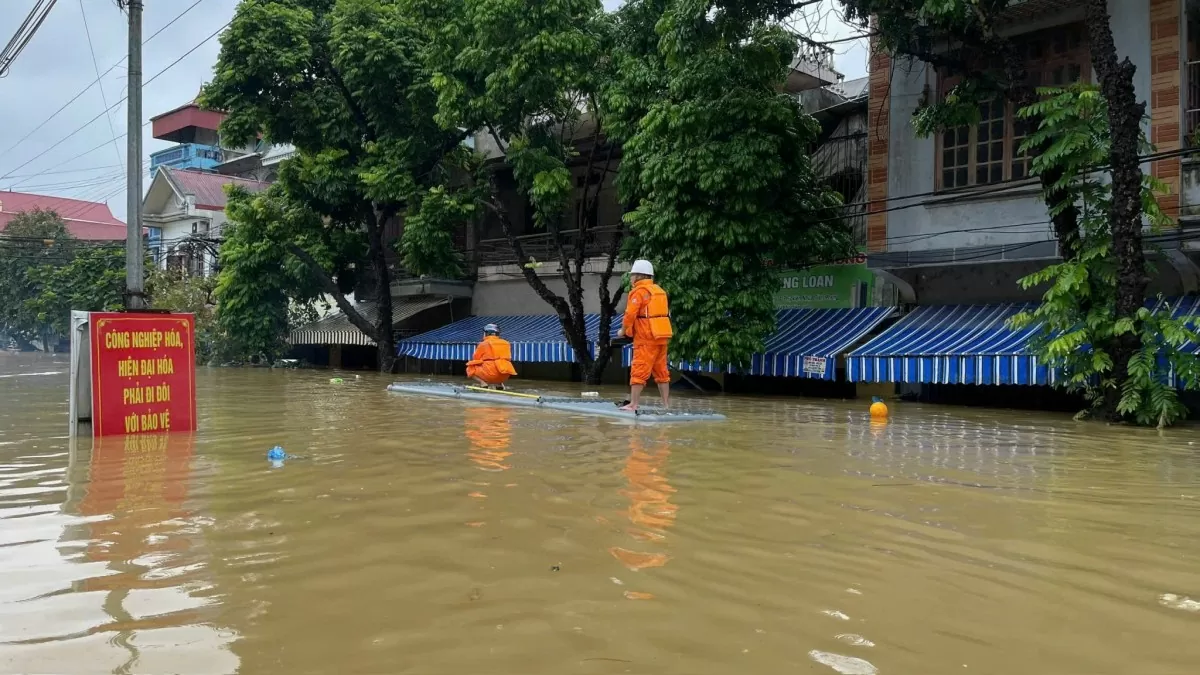 Cập nhật tình hình khắc phục sự cố, cấp điện cho người dân vùng bão sáng ngày 10/9