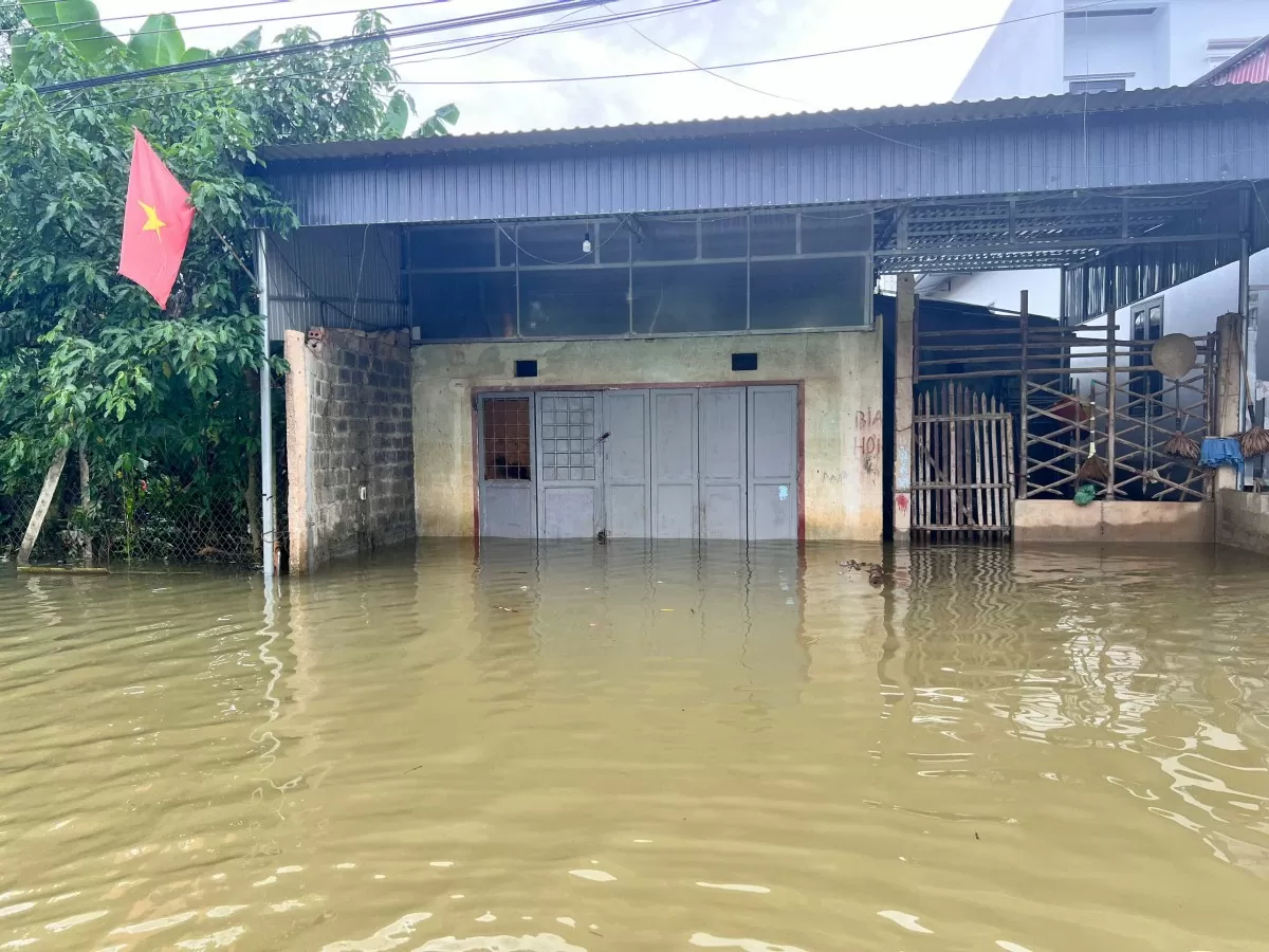 Thanh Hóa: Xuất hiện đỉnh lũ trên sông Bưởi vào 10 giờ sáng mai