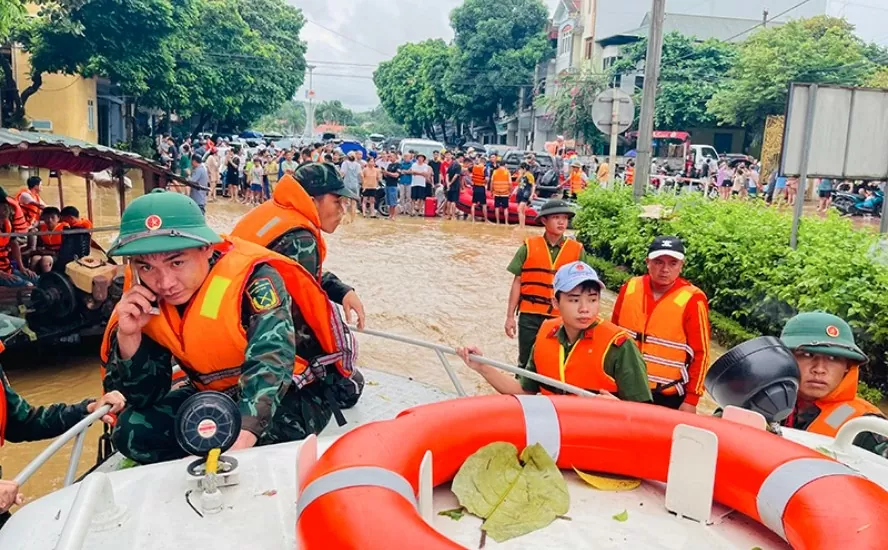 Cảnh giác, tỉnh táo với thủ đoạn lợi dụng thiên tai để xuyên tạc, chống phá