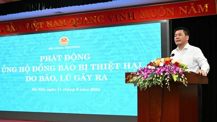 thu cua bo truong nguyen hong dien dong vien keu goi ung ho dong bao bi thiet hai do bao lu