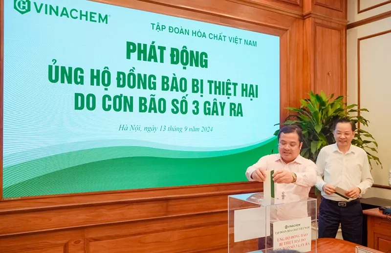 Tập đoàn Hóa chất Việt Nam: Phát động ủng hộ người dân bị thiệt hại do bão lụt