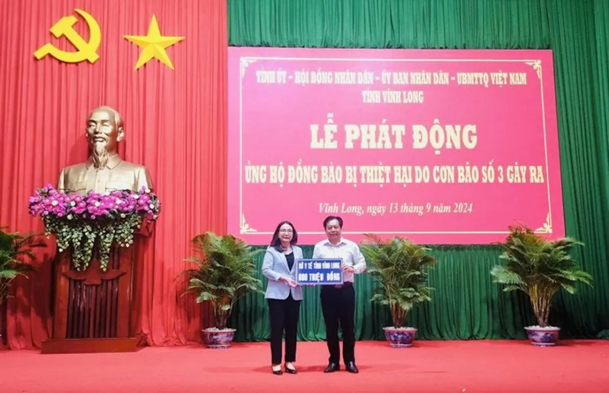 Vĩnh Long: Quyên góp hơn 6,8 tỷ đồng ủng hộ đồng bào gặp thiên tai