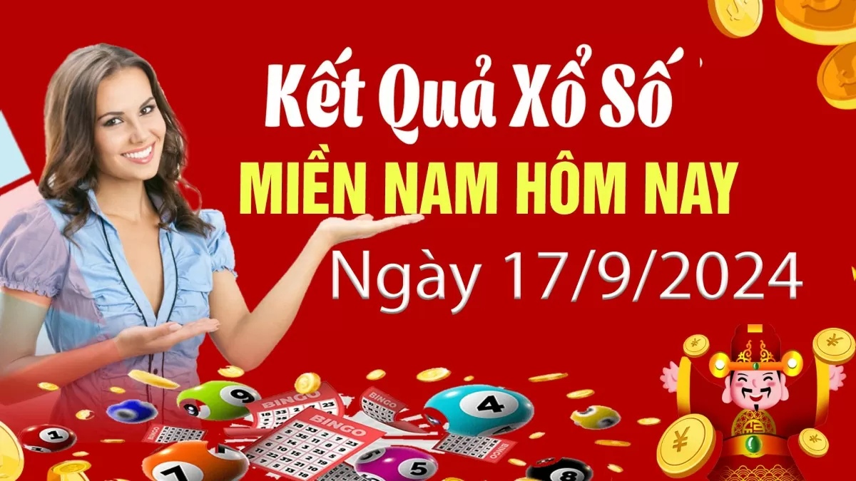 Kết quả Xổ số miền Nam ngày 17/9/2024, KQXSMN ngày 17 tháng 9, XSMN 17/9, xổ số miền Nam hôm nay