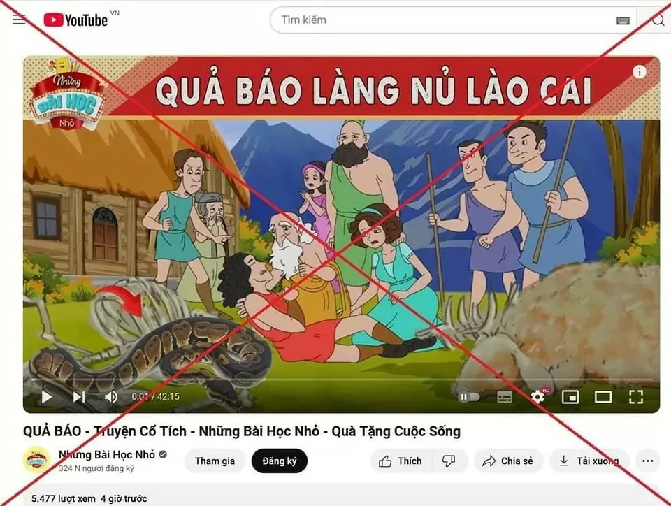 Từ vụ kênh Youtube 