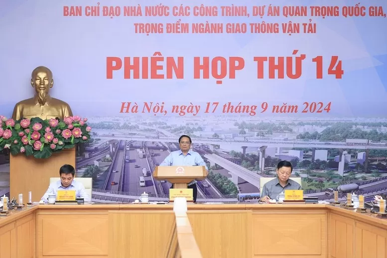 thu tuong pham minh chinh phai hoan thanh cac du an giao thong trong diem vi niem tu hao dan toc ta