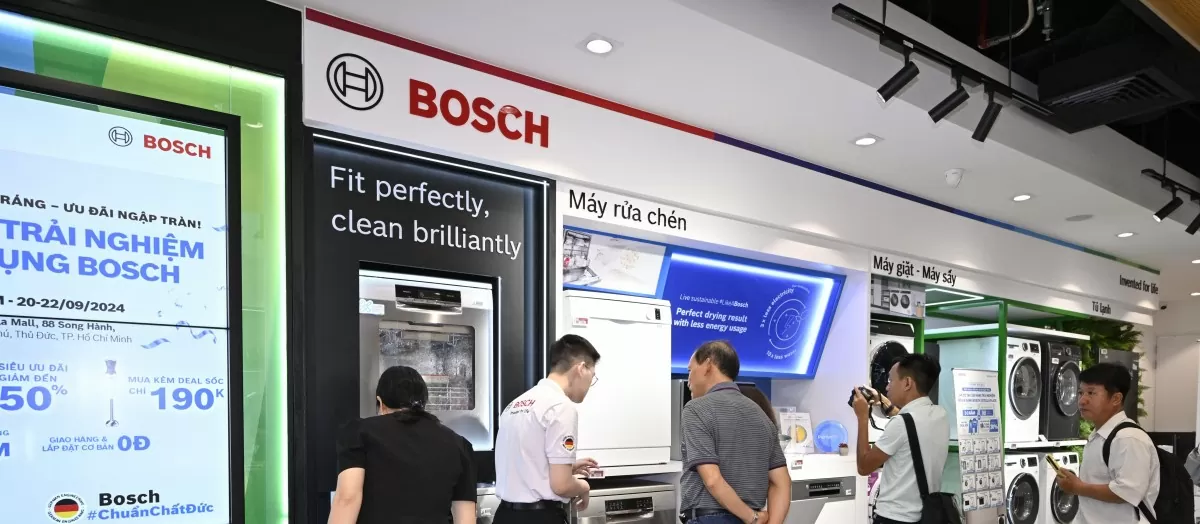 Bosch khai trương cửa hàng trải nghiệm đồ gia dụng đầu tiên tại Việt Nam