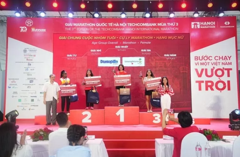 Giải marathon quốc tế Hà Nội Techcombank: Hành trình tinh thần thể thao kiên định, mạnh mẽ