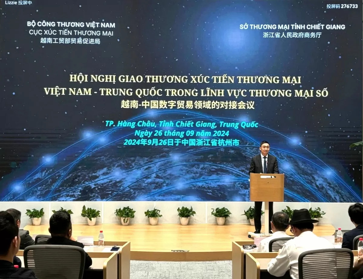 Xúc tiến hợp tác giữa Việt Nam-Trung Quốc trong lĩnh vực thương mại số