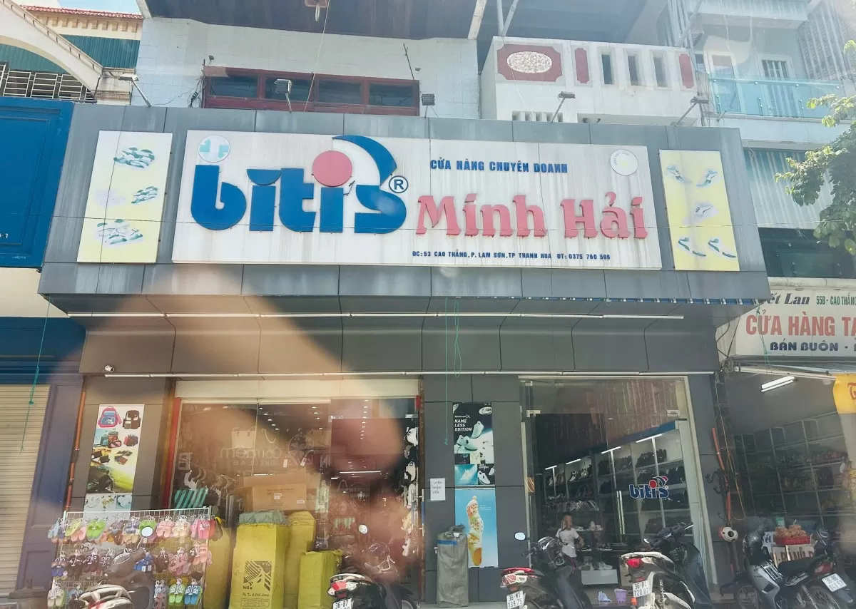 Thanh Hóa: Shop Bitis Minh Hải lại bị xử phạt vì bán hàng nhái