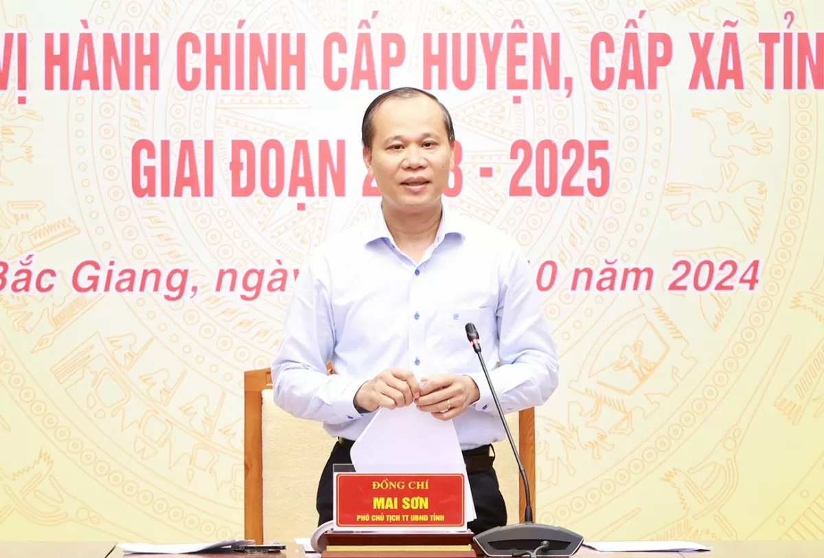 Ông Mai Sơn được giao quyền Chủ tịch UBND tỉnh Bắc Giang