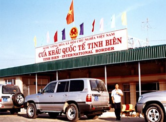 Khu vực cửa khẩu Tịnh Biên