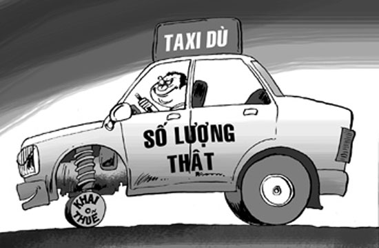 Taxi dù: Đủ chiêu 'móc túi' khách hàng