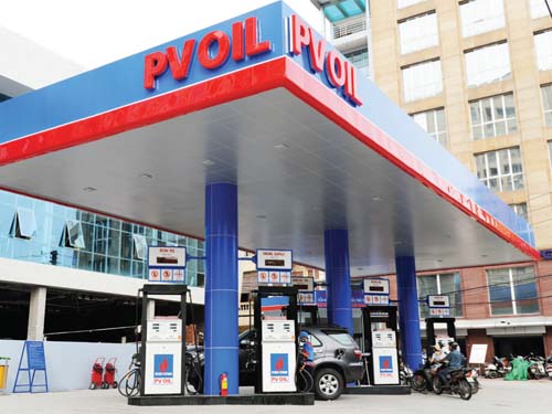 Một cửa hàng xăng dầu của PV Oil