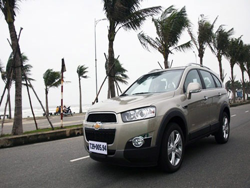Mẫu xe đa dụng Chevrolet Captiva được hưởng mức ưu đãi giá bán lớn nhất trong đợt kích cầu của GM Việt Nam.