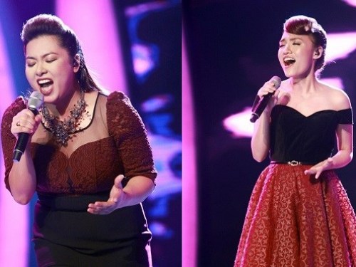 Nhật Thủy – Minh Thùy tại Vietnam Idol mùa thứ năm