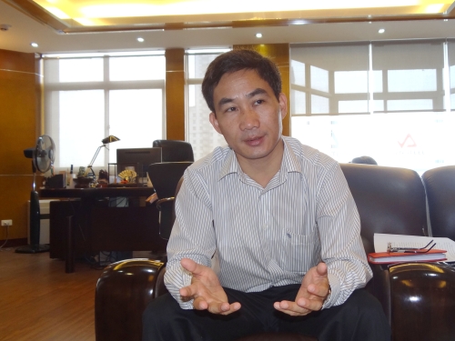 Ông Nghiêm Xuân Đa- Tổng giám đốc Tổng công ty Thép Việt Nam.
