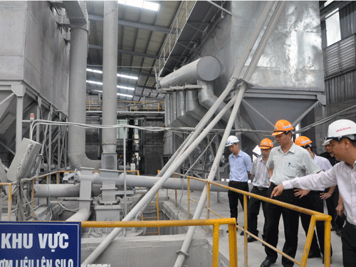 Công ty cổ phần Sông Đà Cao Cường đưa dây chuyền xử lý tro xỉ - giai đoạn 1 vào vận hành sản xuất. 