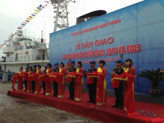 Bàn giao 3 tàu chiến cho Cục Cảnh sát biển Việt Nam
