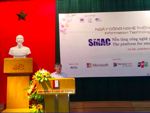 Tiến sĩ Nguyễn Minh Hồng - Thứ trưởng Bộ Thông tin & Truyền thông phát biểu tại sự kiện