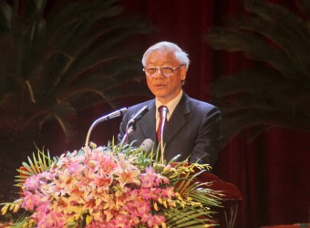 Tổng Bí thư Nguyễn Phú Trọng đọc diễn văn tại mit tinh