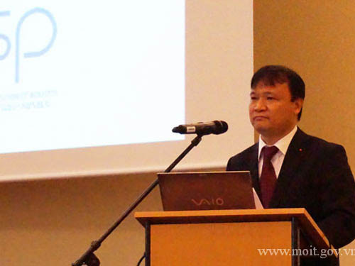 Thứ trưởng Bộ Công Thương Việt Nam Đỗ Thắng Hải phát biểu tại Diễn đàn