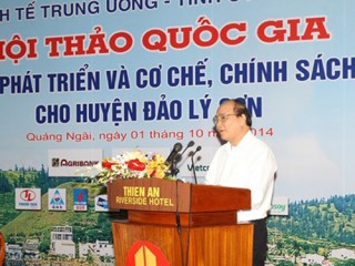 Hội thảo quốc gia về định hướng phát triển huyện đảo Lý Sơn