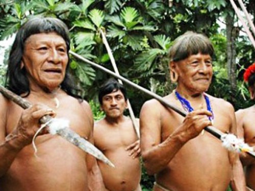 Những người đàn ông trong bộ lạc đi săn bắt. 