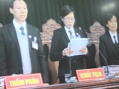 Hội đồng xét xử tuyên án Dương Chí Dũng và đồng phạm. 