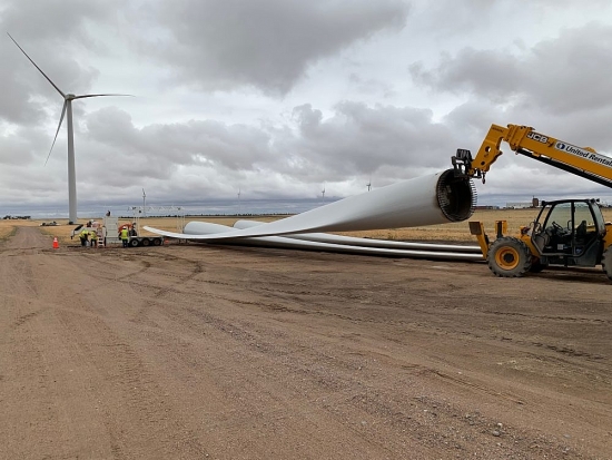 Cánh quạt tuabin gió sẽ được tái chế thành vật liệu cho ngành xi măng