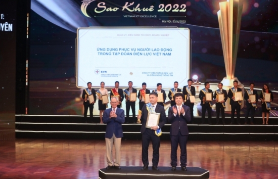 Sản phẩm SmartEVN được trao Giải Sao Khuê 2022