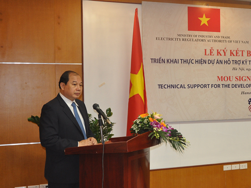 Việt Nam - Hoa Kỳ ký Biên bản ghi nhớ phát triển thị trường điện Việt Nam