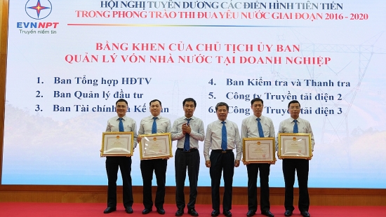 EVNNPT tuyên dương các điển hình tiên tiến trong phong trào thi đua yêu nước giai đoạn 2015 - 2020