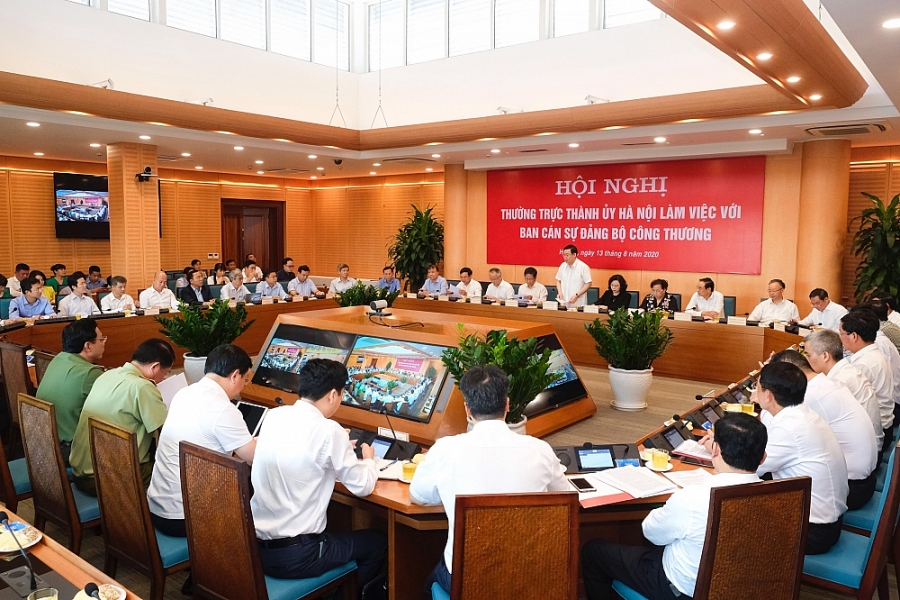 Chung tay, phối hợp chặt chẽ với TP Hà Nội đẩy mạnh phát triển công nghiệp và thương mại cho xứng tầm Trung tâm kinh tế   chính trị của cả nước