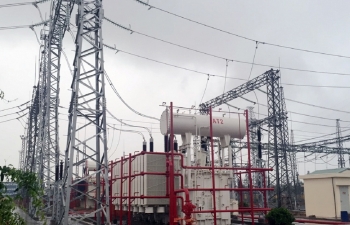 Đóng điện thành công MBA 220 kV - 250 MVA tại TBA 220 kV Đình Vũ