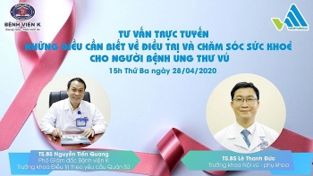 Tư vấn trực tuyến: “Điều trị và chăm sóc sức khỏe cho người bệnh ung thư vú”