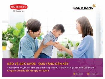 Tham gia bảo hiểm Dai-ichi Life, khách hàng của BAC A BANK nhận ngay quà hấp dẫn