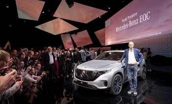 Mercedes unveils electric car in direct German challenge to Tesla