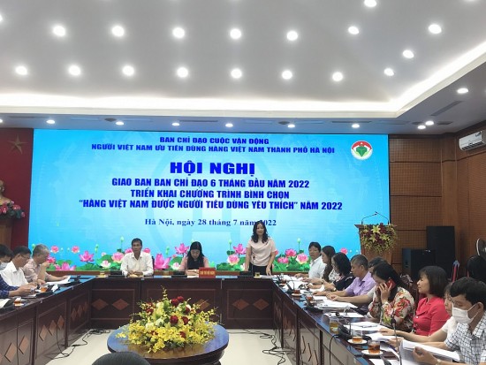 Hà Nội: Sơ kết 6 tháng thực hiện cuộc vận động “Người Việt Nam ưu tiên dùng hàng Việt Nam”