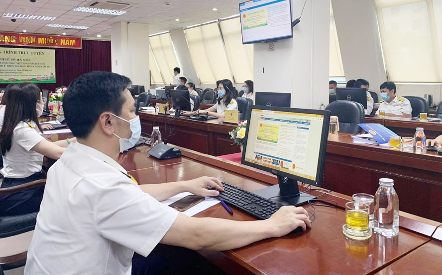 Hà Nội: Đẩy mạnh quyết toán thuế trực tuyến