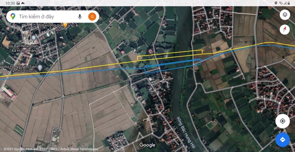 Số hóa bản đồ tuyến ống xăng dầu trên ứng dụng Google Maps