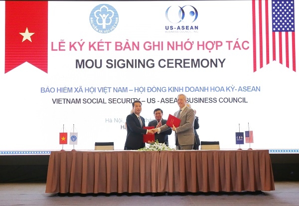 BHXH Việt Nam - Hội đồng Kinh doanh Hoa Kỳ - ASEAN: Ký kết hợp tác về thực hiện chính sách bảo hiểm y tế