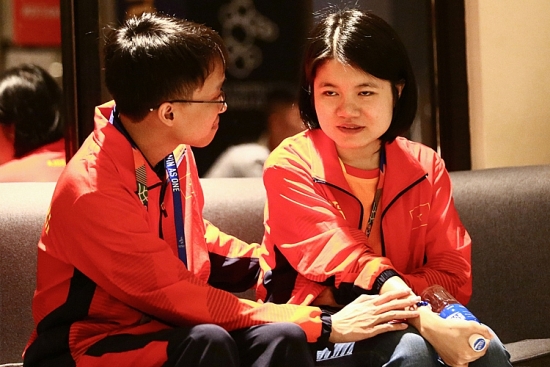 Vợ chồng kỳ thủ Trường Sơn giành huy chương vàng SEA Games 31