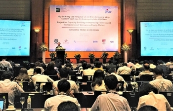 Khởi động dự án về thị trường cổ phiếu Việt Nam