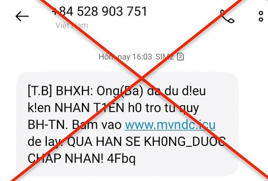 Tăng cường cảnh báo tin nhắn lừa đảo nhận hỗ trợ từ Quỹ Bảo hiểm thất nghiệp