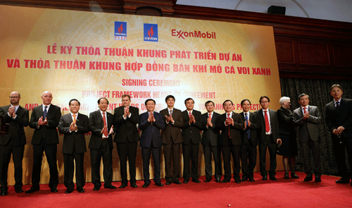 Ký Thỏa thuận khai thác mỏ khí lớn nhất Việt Nam