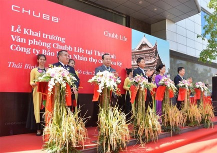 Chubb Life Việt Nam khai trương văn phòng kinh doanh mới tại Thái Bình và Thái Nguyên