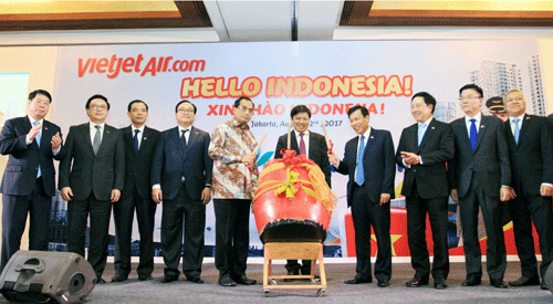 Vietjet công bố mở đường bay TP. Hồ Chí Minh đi Jakarta (Indonesia)