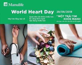 Manulife cùng Hiệp hội Tim mạch Thế giới nâng cao nhận thức về sức khỏe tim mạch